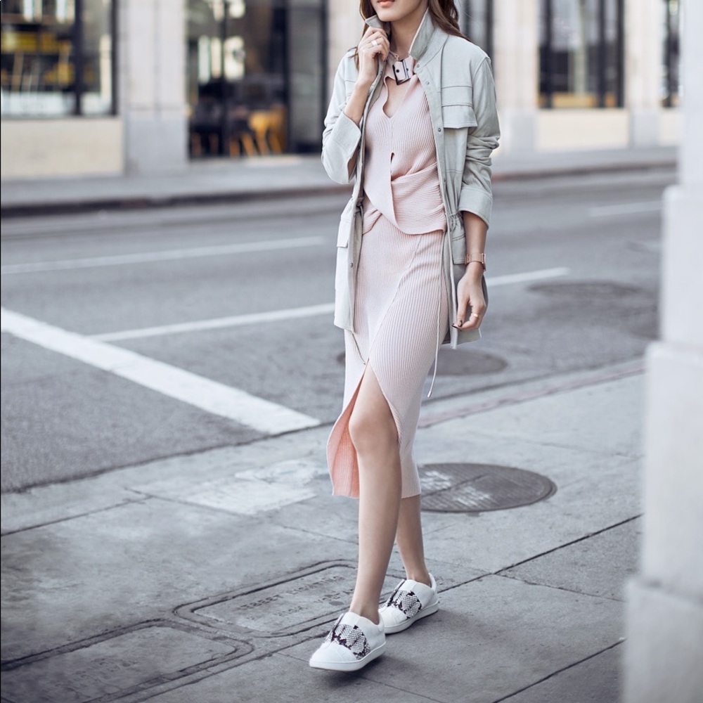 Saint Jerome Blush Pink Soft Knit Set